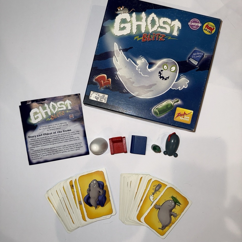 Ghost Blitz Board Game Complete Zoch Zum Spielen Lion Rampant Jacques Zeimet